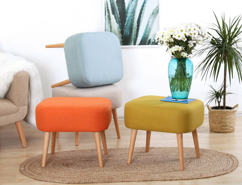 Taburetka Psitaccin (oranžová)