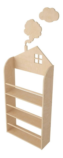 Dětská nástěnná police Lukonka 1 (bříza)