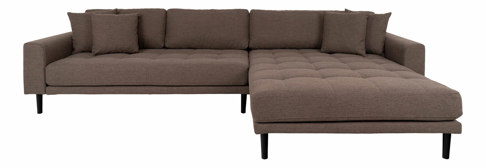 Rohová sedací souprava (P) Lvaveriaora (hnědá)