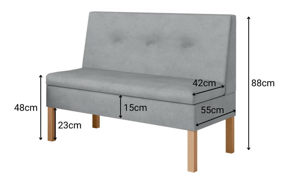 Kuchyňská lavice Paryd 120 (tmavě zelená)