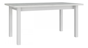Rozkládací jídelní stůl Wodonas 90 x 160 240 II XL (bílá) (pro 6-10 osob)