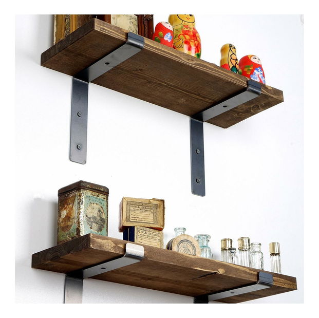 Set 2ks. polic Dupone 2 (ořech + černá)