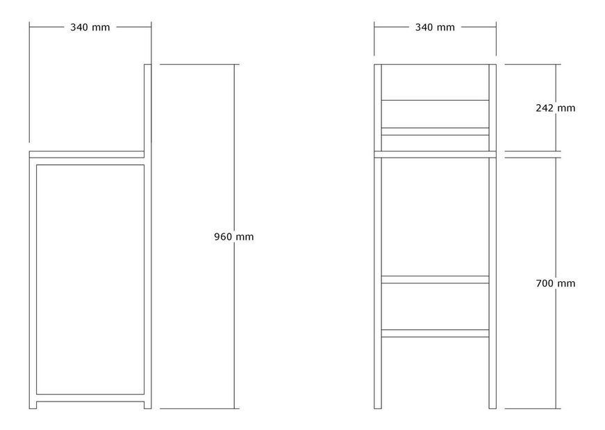Barový set Mumupo (dub) (pro 2 osoby)