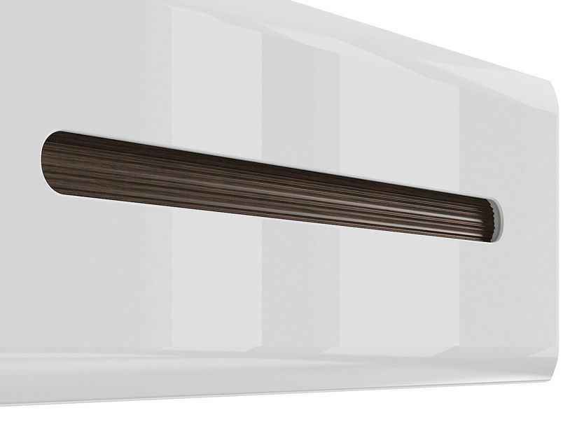 Skříňka na stěnu BRW Azteca Trio SFW1K/4/11 (bílá + lesk bílý)