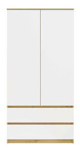 Šatní skříň Musecalo 1 (dub artisan + bílá)