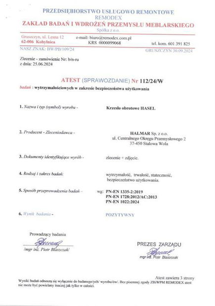 Kancelářská židle Gilma (černá)