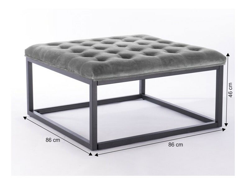 Taburet Selova (šedá) *bazar