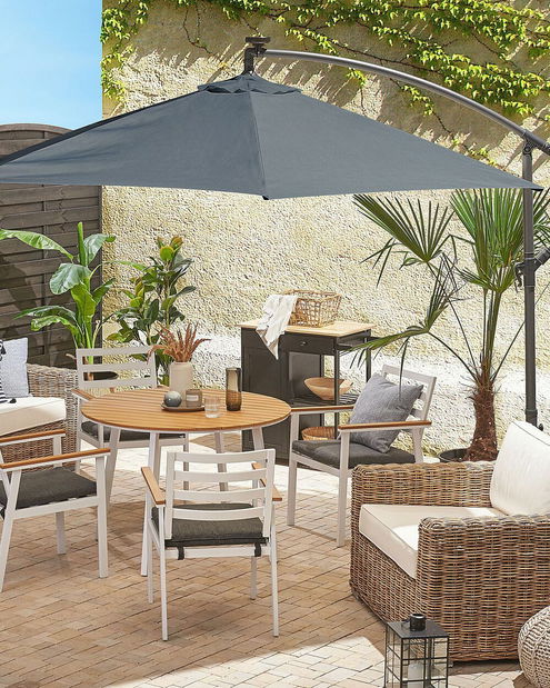 Zahradní slunečník CAVARO (šedá)