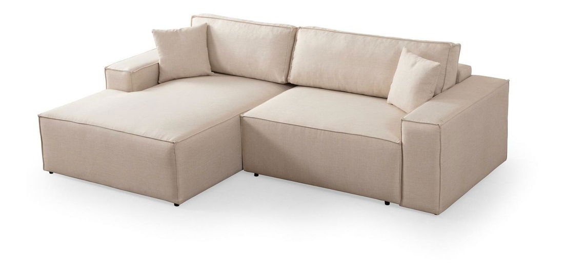 Rohová sedačka Pirlofenzza (s úl. prostorem) (L) (ecru)