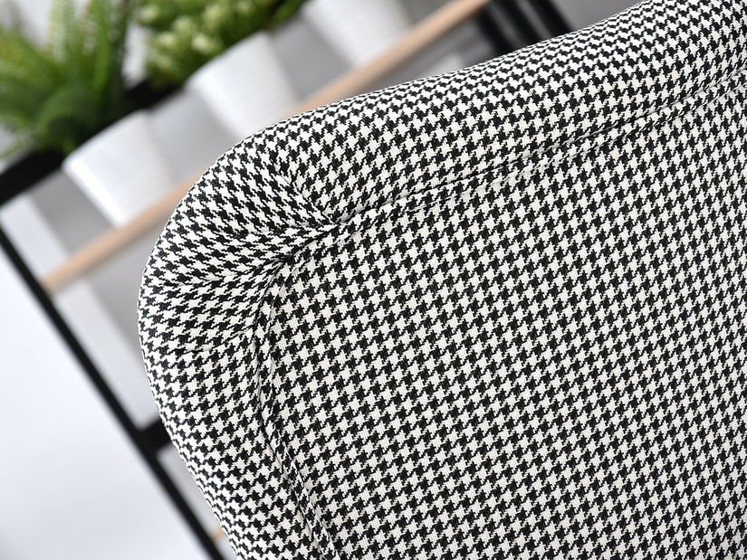 Relaxační křeslo Dawntawn (bílá + černá)