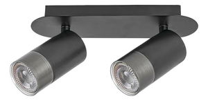 Nástěnné svítidlo Ekanit 5070 (černá matná + stříbrná)