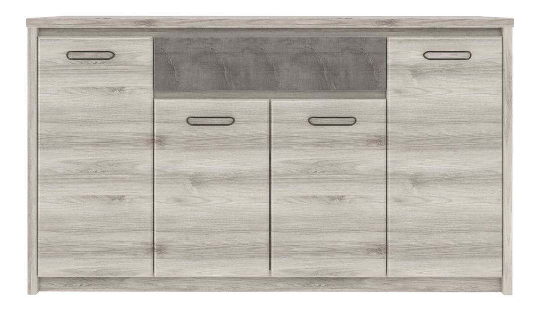 Komoda Japon 2 (kaštan nairobi + onyx)