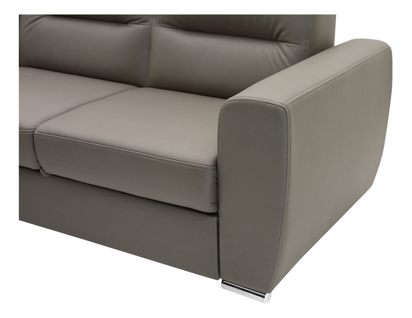 Rohová sedačka Renold (hnědá) (s úl. prostorem)