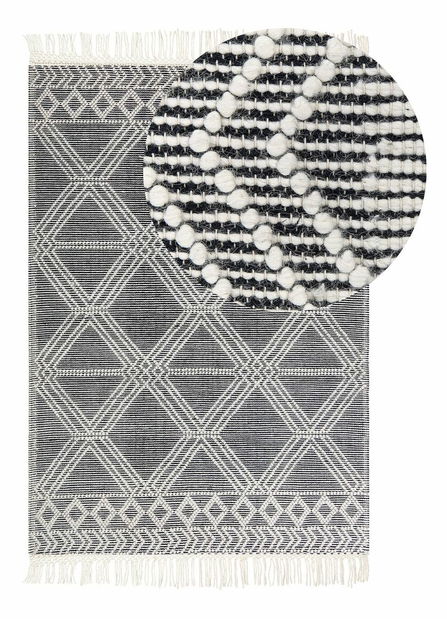 Koberec 160 x 230 cm Topra (šedá)