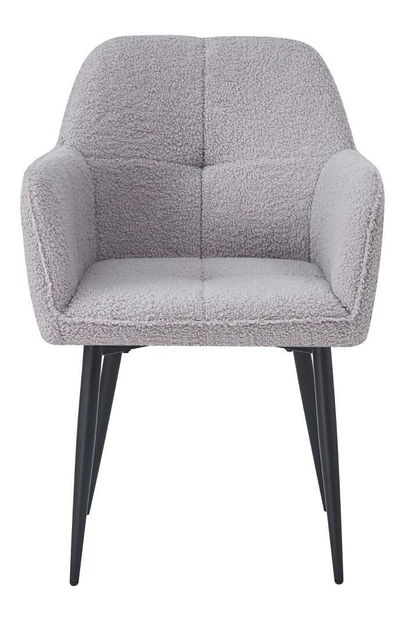 Jídelní židle Semir (šedá + černá)