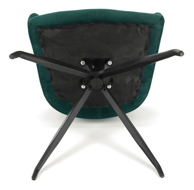 Designové otočné křeslo Vavien (zelená)