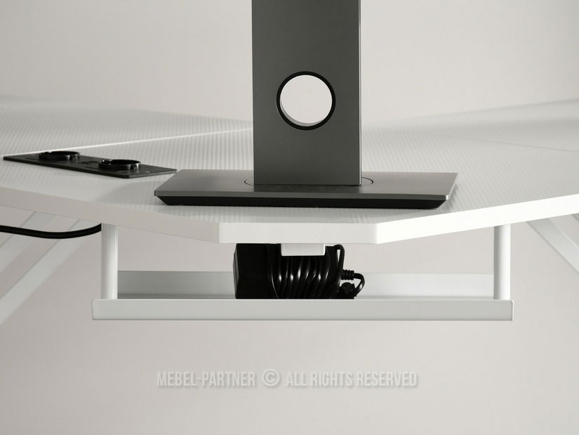 PC stolek Matts C (bílá)