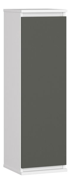 Potravinová horní kuchyňská skříňka Windor (bílá + grafit)