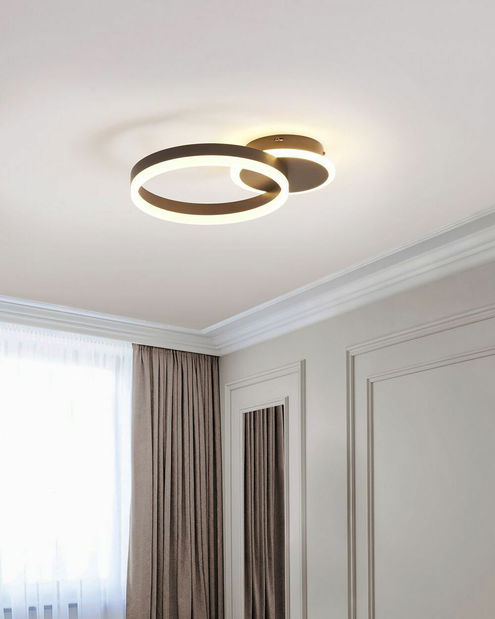 Stropní svítidlo Gorin (hnědá)