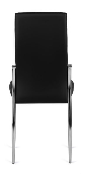 Jídelní židle Marinaleda (černá ekokůže)