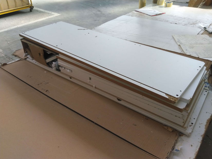 Kombinovaná komoda Claudia 1 3T 2S (bílá) *bazar