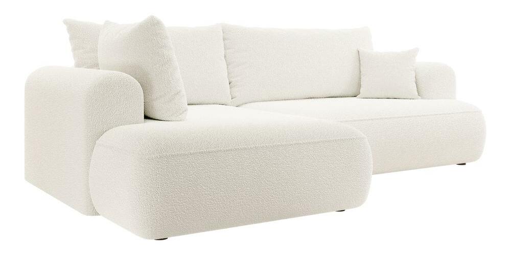 Rohová sedací souprava Olivo II (L) (krémová + černá)