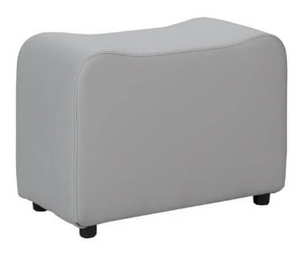 Pohovka Wendell (šedá) (s taburetkami)