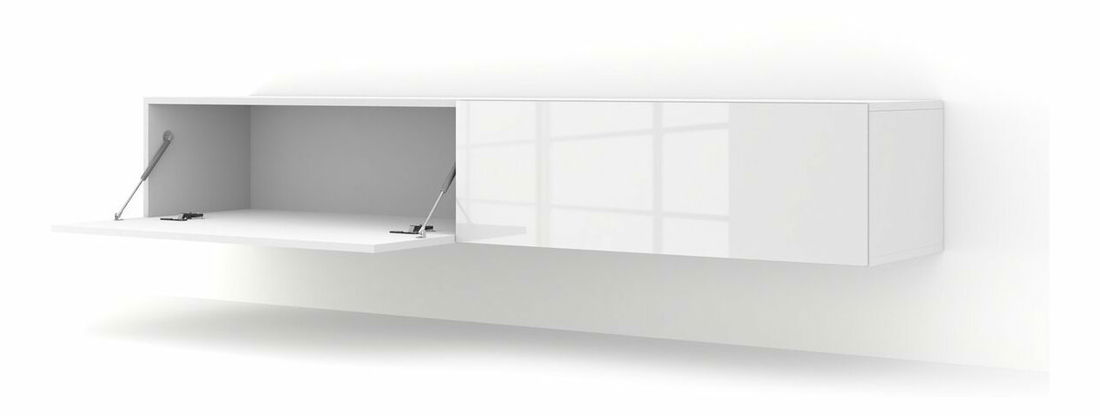 TV stolek/skříňka Banksy 180 (bílý lesk)