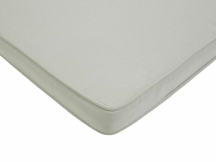 Zahradní lehátko Amati (tmavé dřevo + šedobéžová)