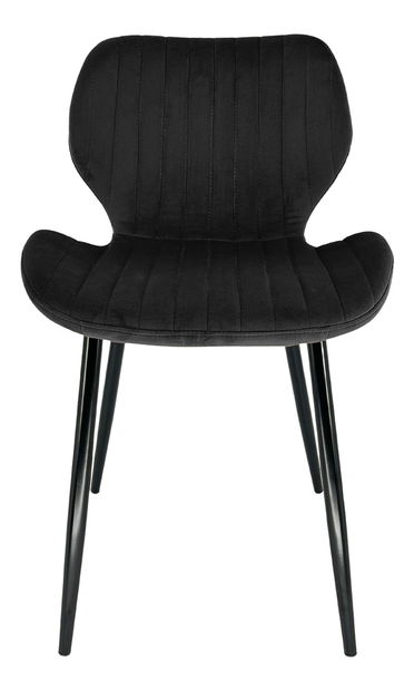 Set 4 ks. jídelních židlí Xenofobos (černá)