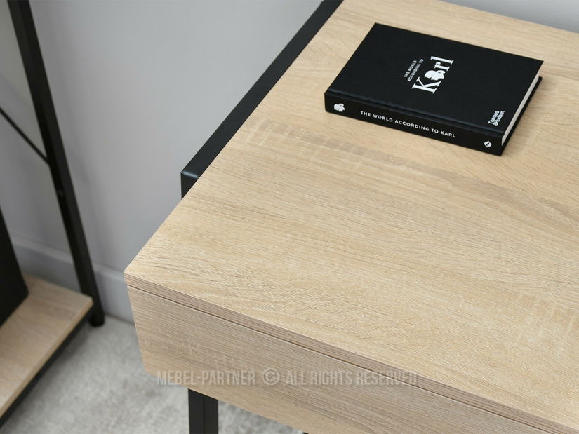 PC stolek Norsinimo (sonoma + černá)