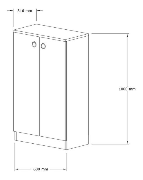 Botník (skříňka na boty) Delfin (dub safírový)