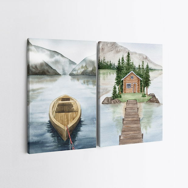 Set 2ks. obrazů Hentepe 1