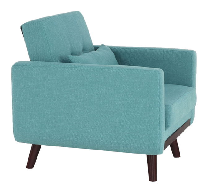 Rozkladací krěslo Alestra (tyrkysová)