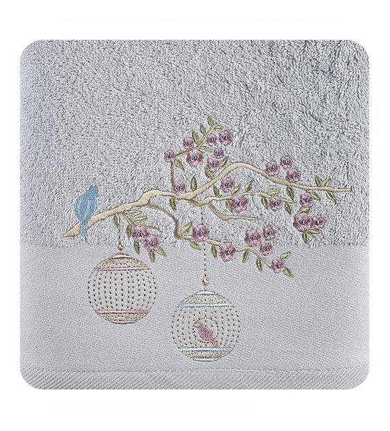 Ručník 140x70 cm Eden 03 (stříbrná) (3 ks)