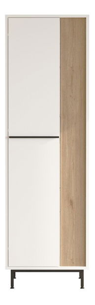  Skříňka na boty Abbygail 2 (dub + bílá)