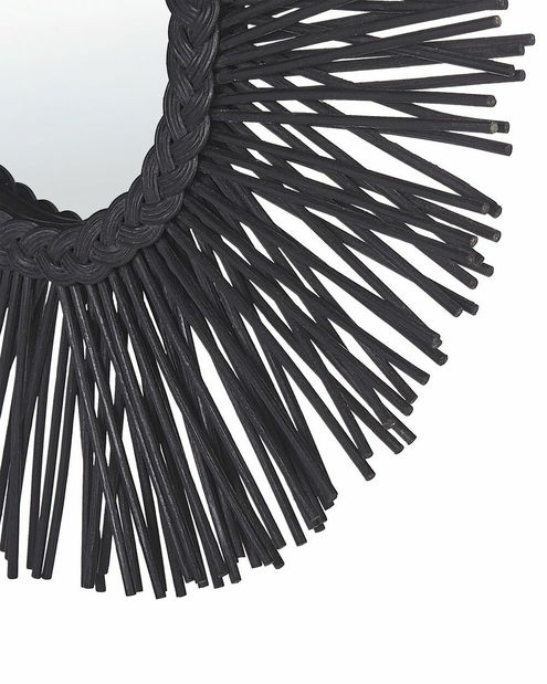 Nástěnné zrcadlo Kalza (černá)