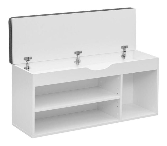 Botník (skříňka na boty) Filesas (bílá + černá)