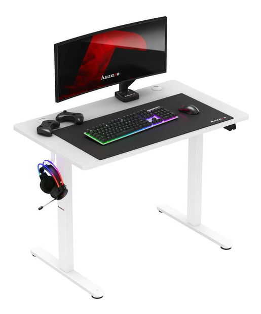 Elektricky nastavitelný PC stolek Hyperion 7.9 (bílá)