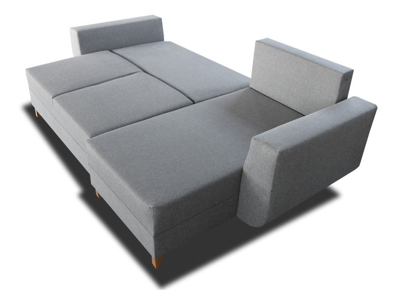Rohová sedací souprava Maubli (grafit) (L)