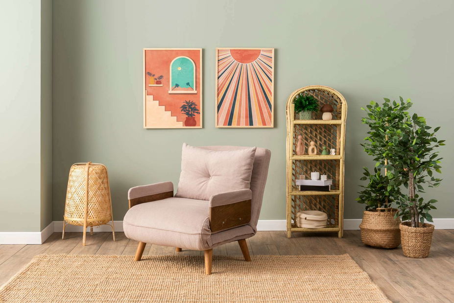 Křeslo Como S (hnědá)