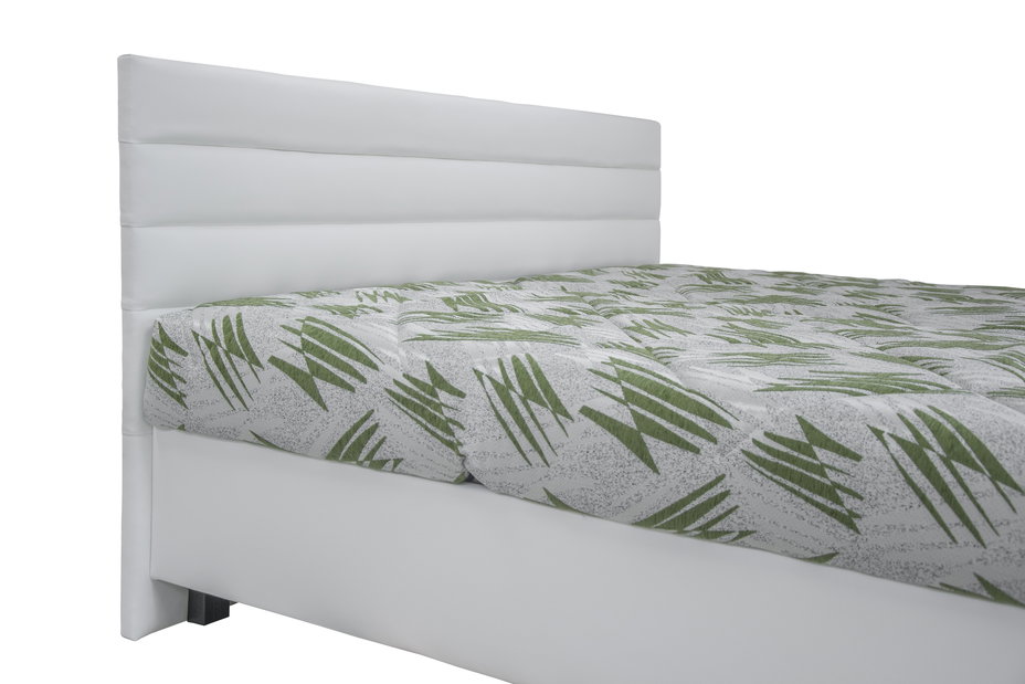 Manželská postel 160 cm Blanář Spa (bílá) (s rošty a matracemi Alena)