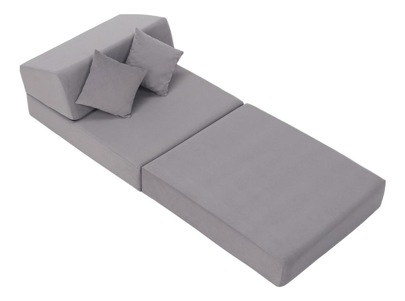 Rozkládací křeslo Plantearan (světle šedá)