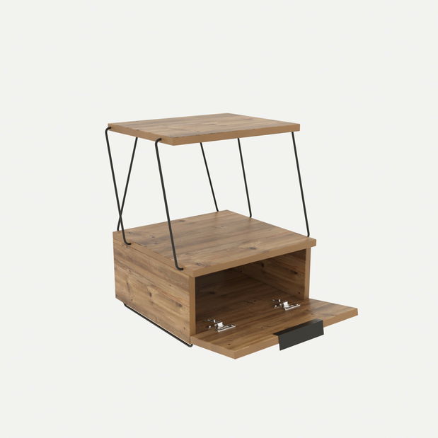 Noční stolek Teky (borovice)