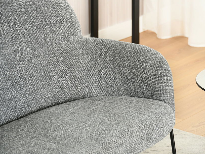 Pohovka Baggie S (šedá + černá)