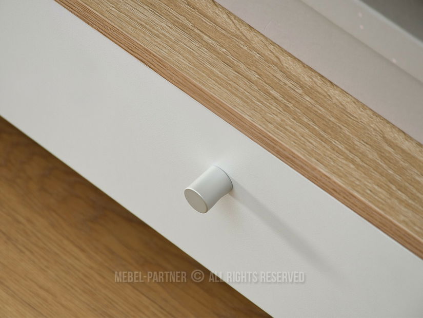 Regál Luca (sonoma + bílá)