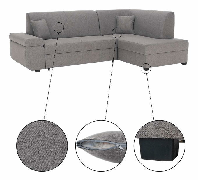 Rozkládací sedací souprava Fusia (neve 85) (P) 