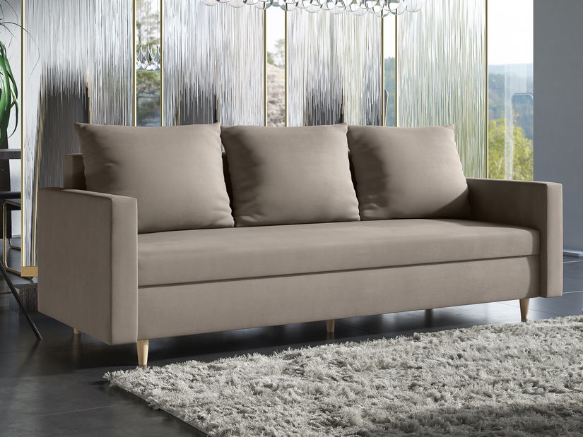 Pohovka třísedačka Allie (krémová)