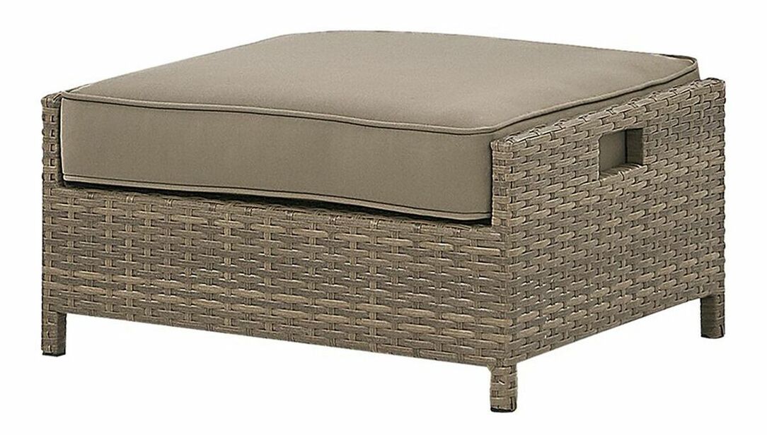 Zahradní set BELLEN (hnědá) (pro 3 osoby)