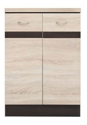 Dolní kuchyňská skříňka BRW Junona line D2D/60/82 (Dub sonoma + Wenge)